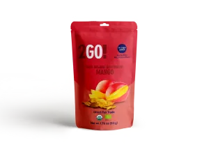 2GO! ® Organic Dried Mango pack of 4