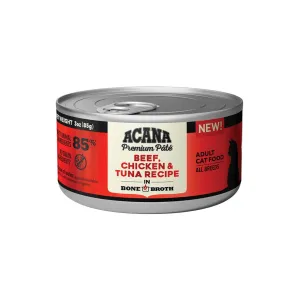 Acana Premium Pate Beef, Chicken & Tuna Recipe Can