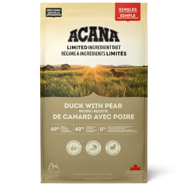 ACANA Singles Duck with Pear Recipe Dry Dog Food