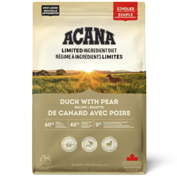 ACANA Singles Duck with Pear Recipe Dry Dog Food