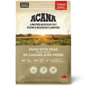 ACANA Singles Duck with Pear Recipe Dry Dog Food