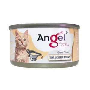 Angel Tuna & Chicken In Gravy Canned Cat Food 80g