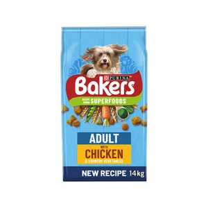 Bakers Superfoods Adult With Chicken & Vegetables 14kg Dry Dog Food