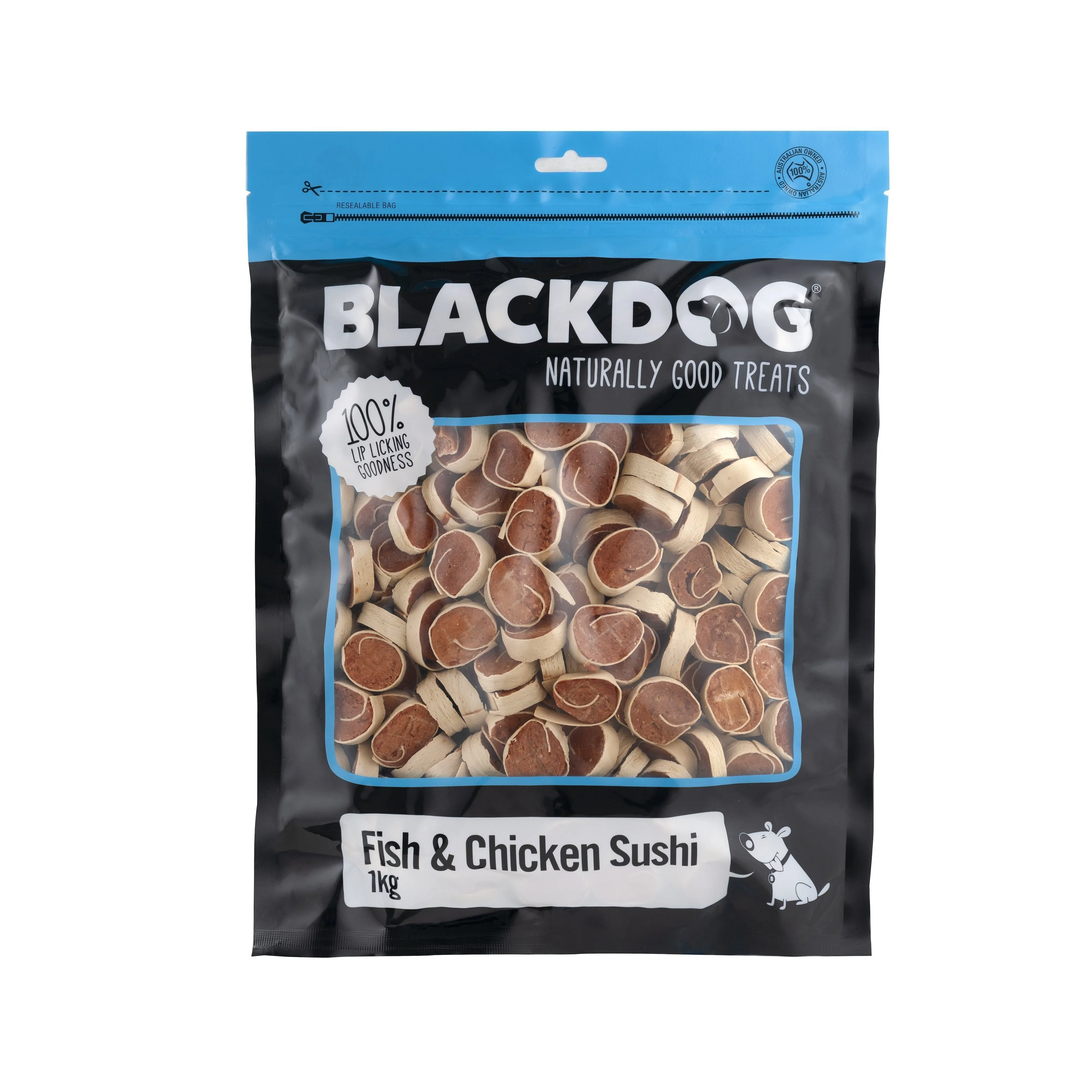 Blackdog Fish and Chicken Sushi Dog Treats 1kg