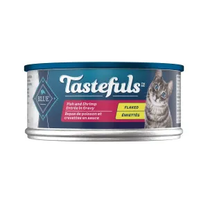 Blue Buffalo Adult Tastefuls Flaked Fish & Shrimp Entree Cat Wet Food