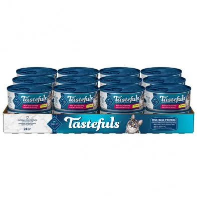 Blue Buffalo Adult Tastefuls Flaked Fish & Shrimp Entree Cat Wet Food