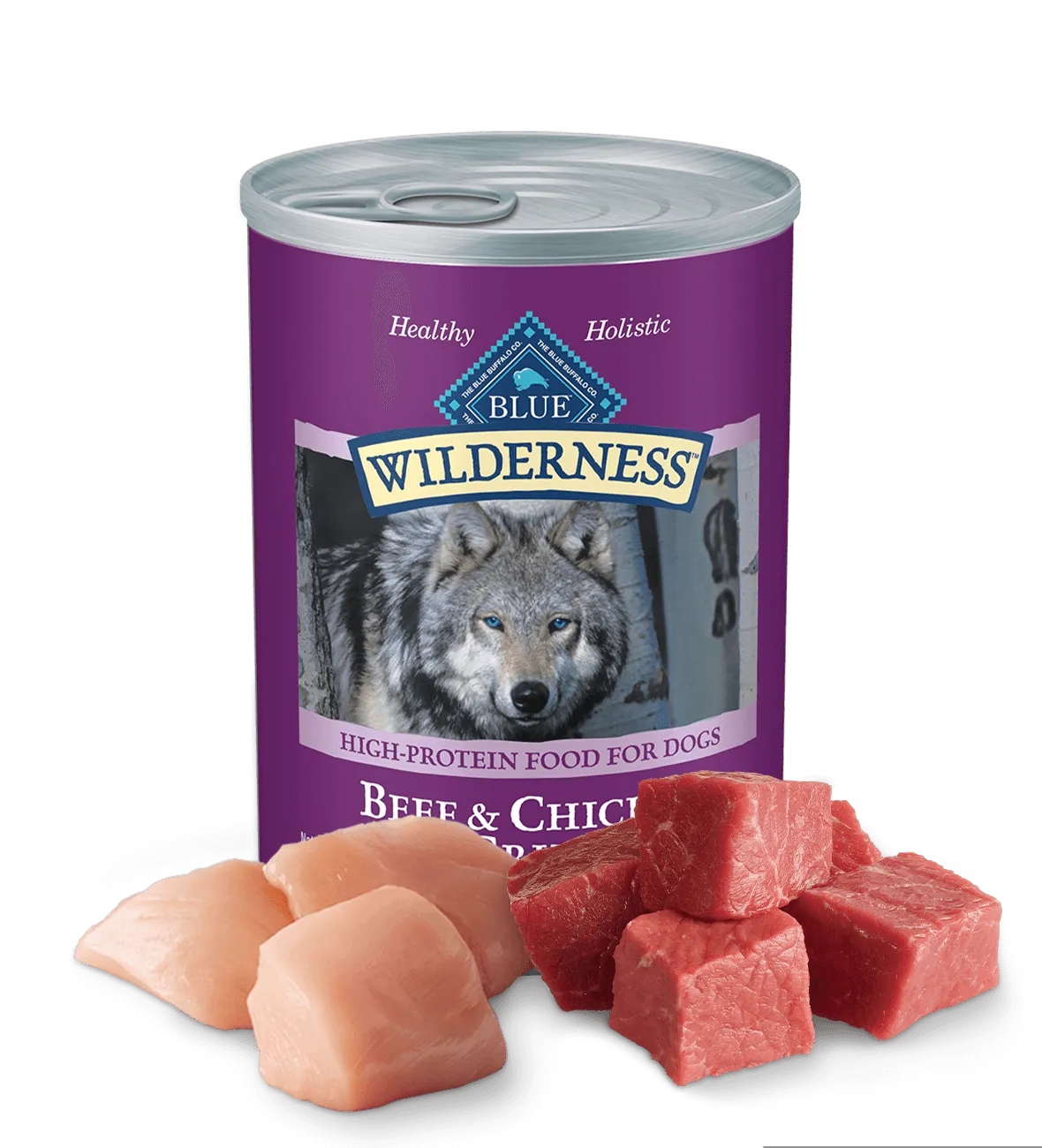 Blue Buffalo Wilderness Grain Free Beef & Chicken Wet Dog Food