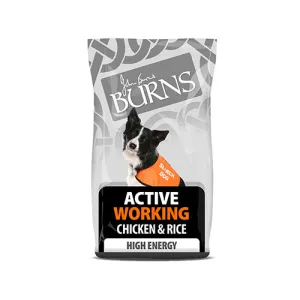 Burns Active Working Chicken & Rice 12kg Dry Dog Food