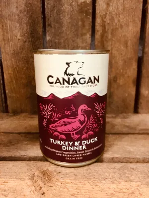 Canagan Turkey & Duck Dinner Tin 400g