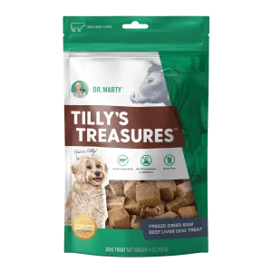 Dr. Marty Tillys Treasures Freeze Dried Beef Liver 4 oz.