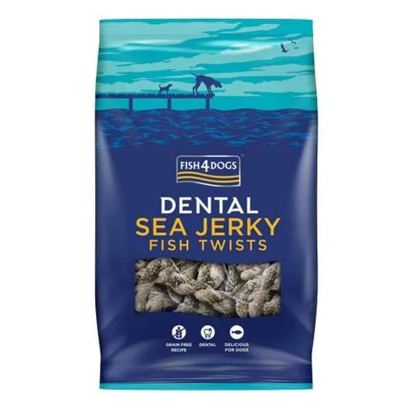 Fish4Dogs Dental Sea Jerky Fish Twists