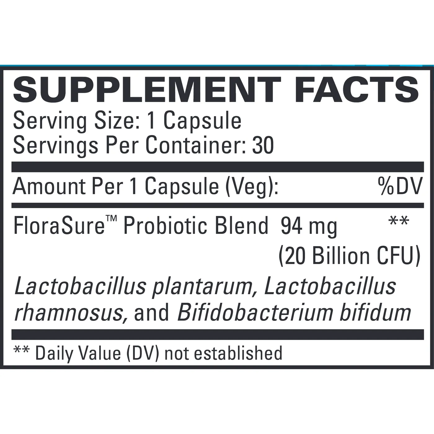 FloraSure Probiotic 30 caps by EuroMedica