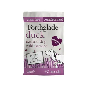 Forthglade Adult Grain Free Duck Dry Cold Pressed 6kg Dry Dog Food