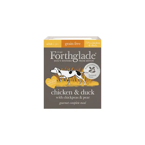 Forthglade Gourmet Adult Grain Free Chicken & Duck 7x 395g