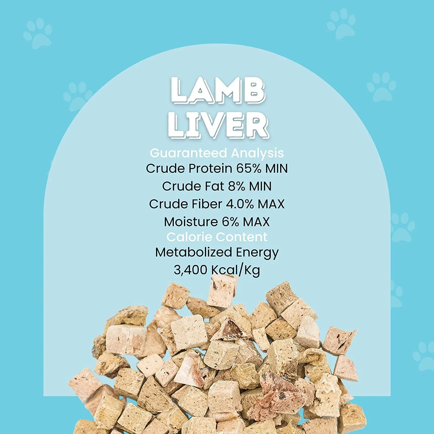 Freeze Dried Lamb Liver Treats for Dogs