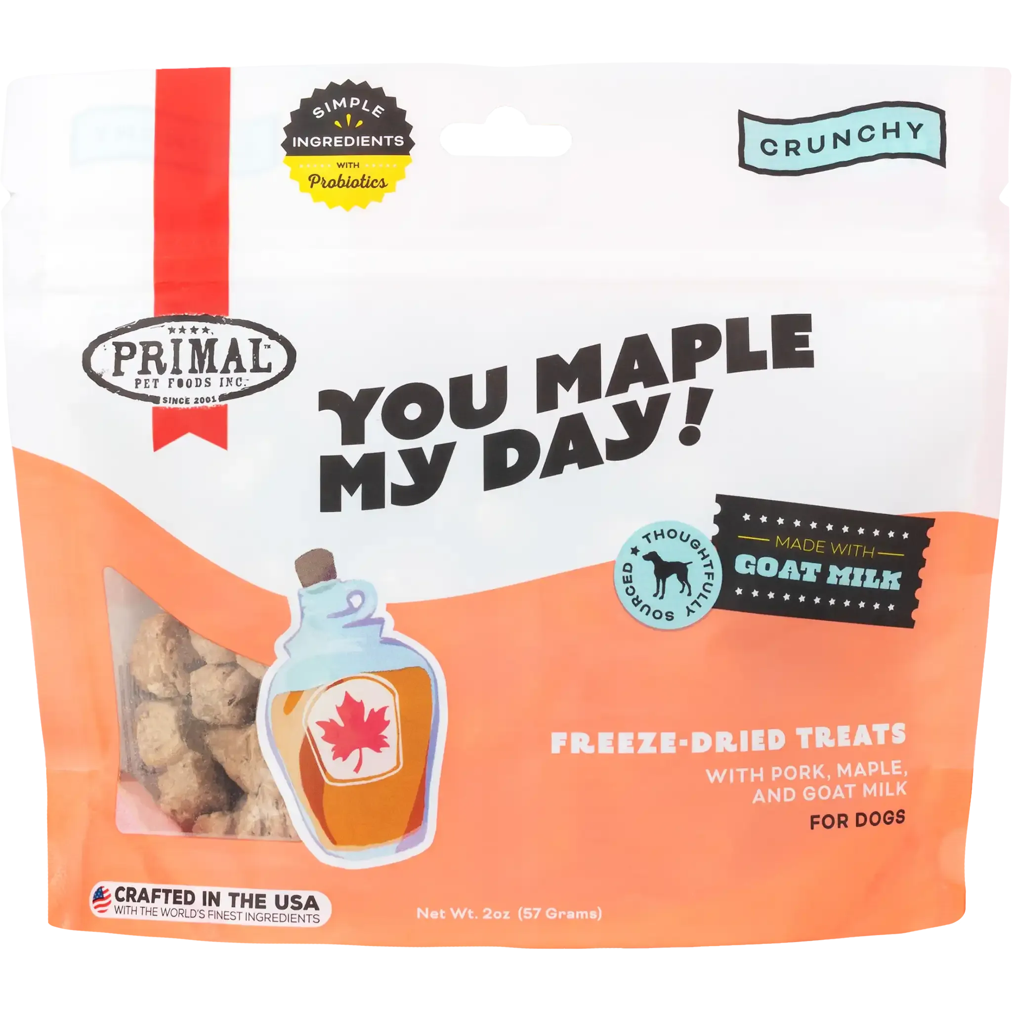 Freeze-Dried Raw Dog Treats <br> You Maple My Day