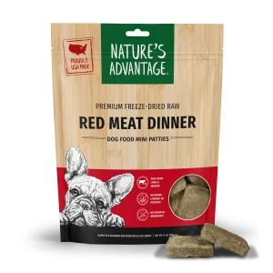 Freeze-Dried Red Meat Dinner Dog Food Mini Patties