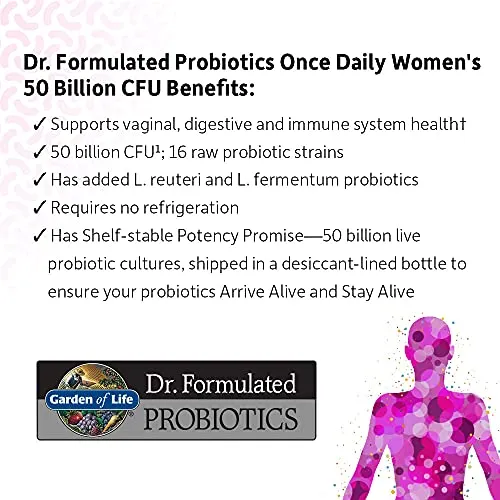 Garden of Life Dr. Formulated Probiotics Once Daily Women's 30 Veg Capsules