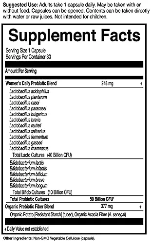 Garden of Life Dr. Formulated Probiotics Once Daily Women's 30 Veg Capsules