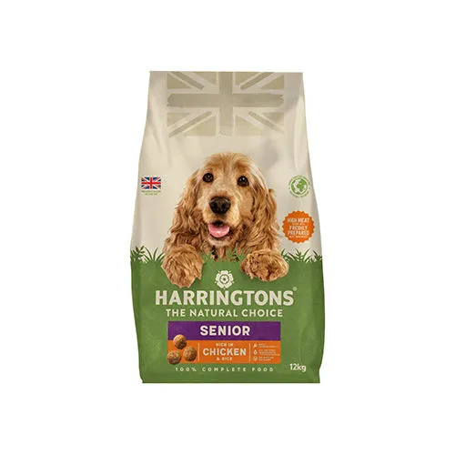 Harringtons Senior Rich In Chicken & Rice 12kg Dry Dog Food