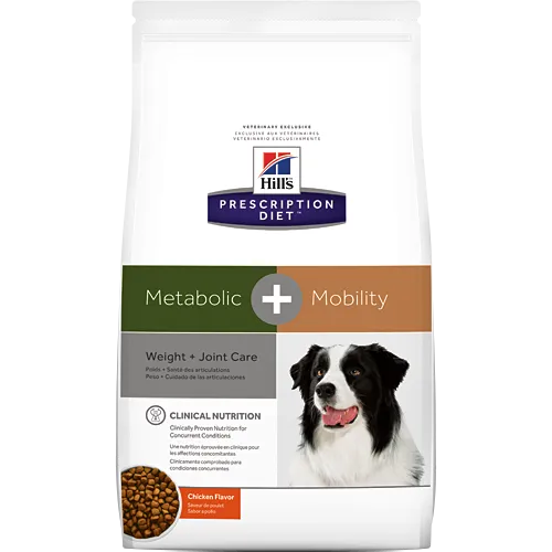 Hills Prescription Diet Metabolic   Mobility Chicken Dry Dog Food