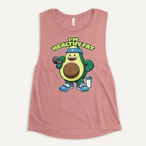 I’m Healthy Fat Avocado Women's Muscle Tank