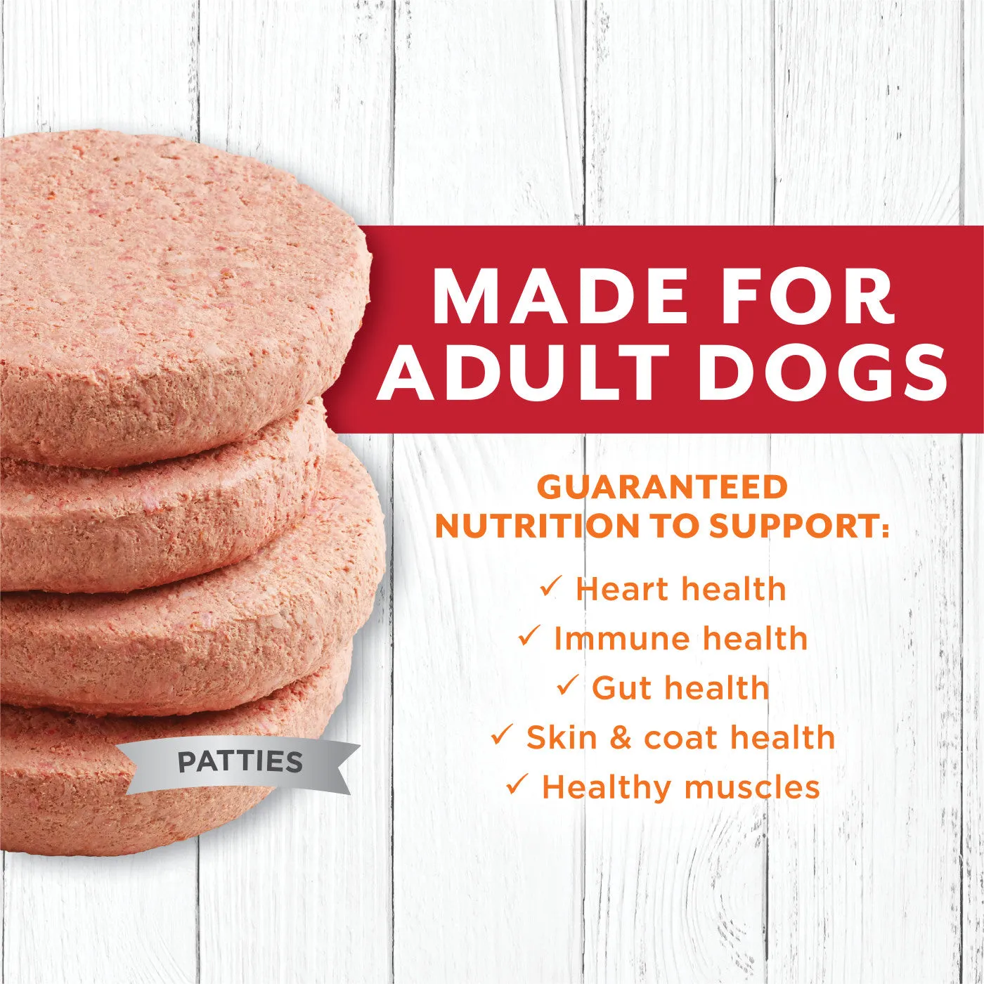 Instinct Raw Longevity Frozen Patties Grass-Fed Beef Dog Food