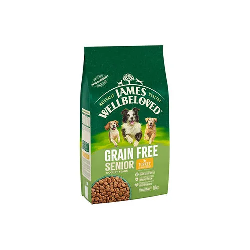 James Wellbeloved Senior Dog Grain Free Turkey 10kg Dry Dog Food