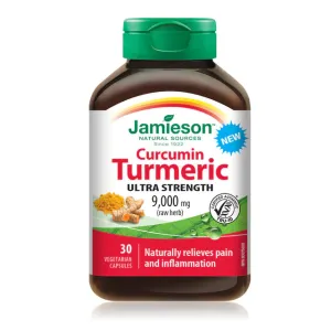 Jamieson Curcumin Turmeric Ultra Strength 9,000mg 30 capsules