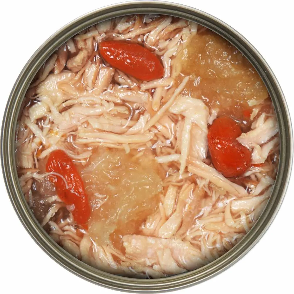 Kakato Simmered Chicken With Fish Maw & Goji Berries Grain-Free Canned Cat & Dog Food 70g