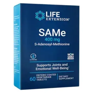 Life Extension SAMe 400mg 60 Enteric Coated Tablets