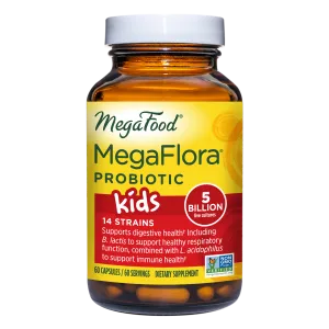 MegaFlora® Kids Probiotic - 14 Strains - 5 Billion live cultures