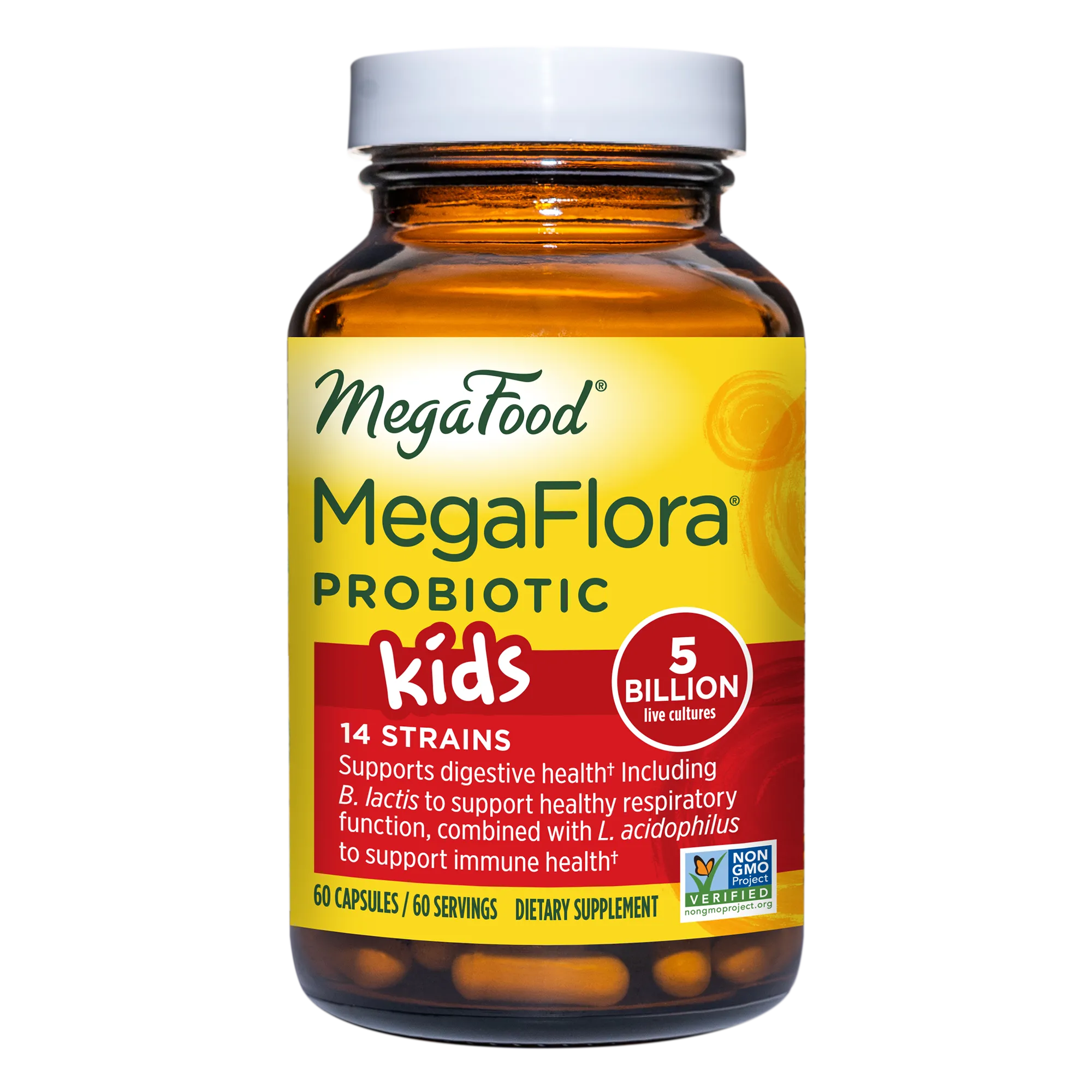 MegaFlora® Kids Probiotic - 14 Strains - 5 Billion live cultures