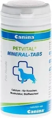 Muscle dog, dog bone PETVITAL Mineral Tabs vet.