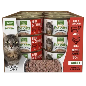 Natures Menu Cat Beef & Chicken Tins 18x 85g