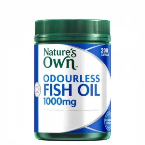 Natures Own Odourless Fish Oil 1000Mg Capsules