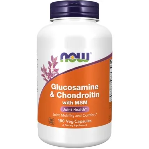 Now Foods Glucosamine & Chondroitin with MSM 90 Veg Capsules