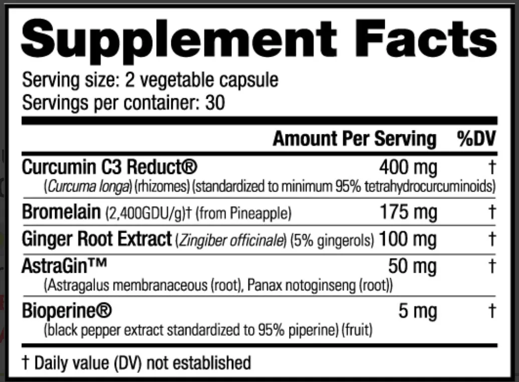 NutraBio- Curcumin Advanced 60 Veggie Capsules