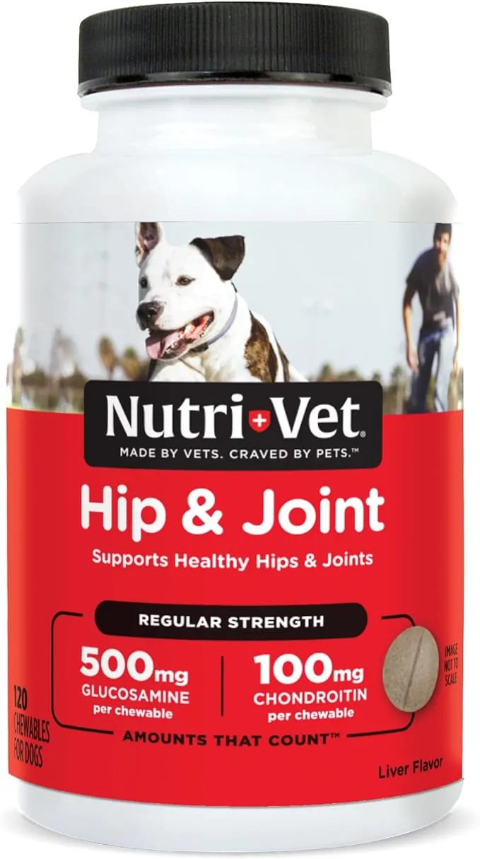 Nutri-Vet Hip & Joint Regular Strength Chewables for Dogs