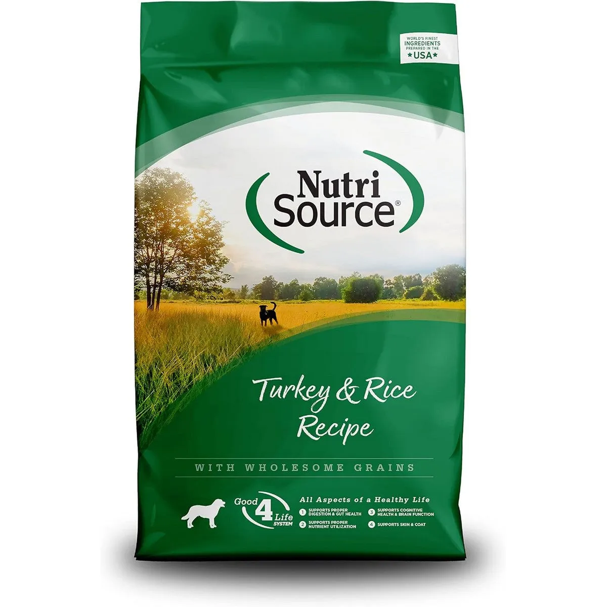 NutriSource Turkey & Rice Healthy Dry Dog Food 4lb