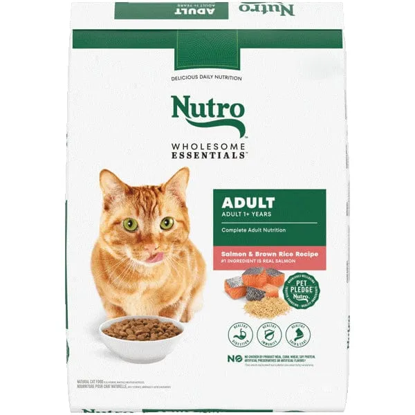 Nutro Wholesome Essentials Salmon & Brown Rice Adult Dry Cat Food