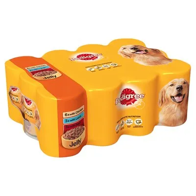 Pedigree Adult Dog Chum Mixed Variety 12x385g Tins