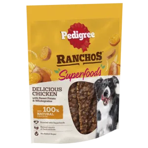 Pedigree | Dog Treat | Ranchos Superfoods Chicken with Sweet Potato & Wholegrains - 70g