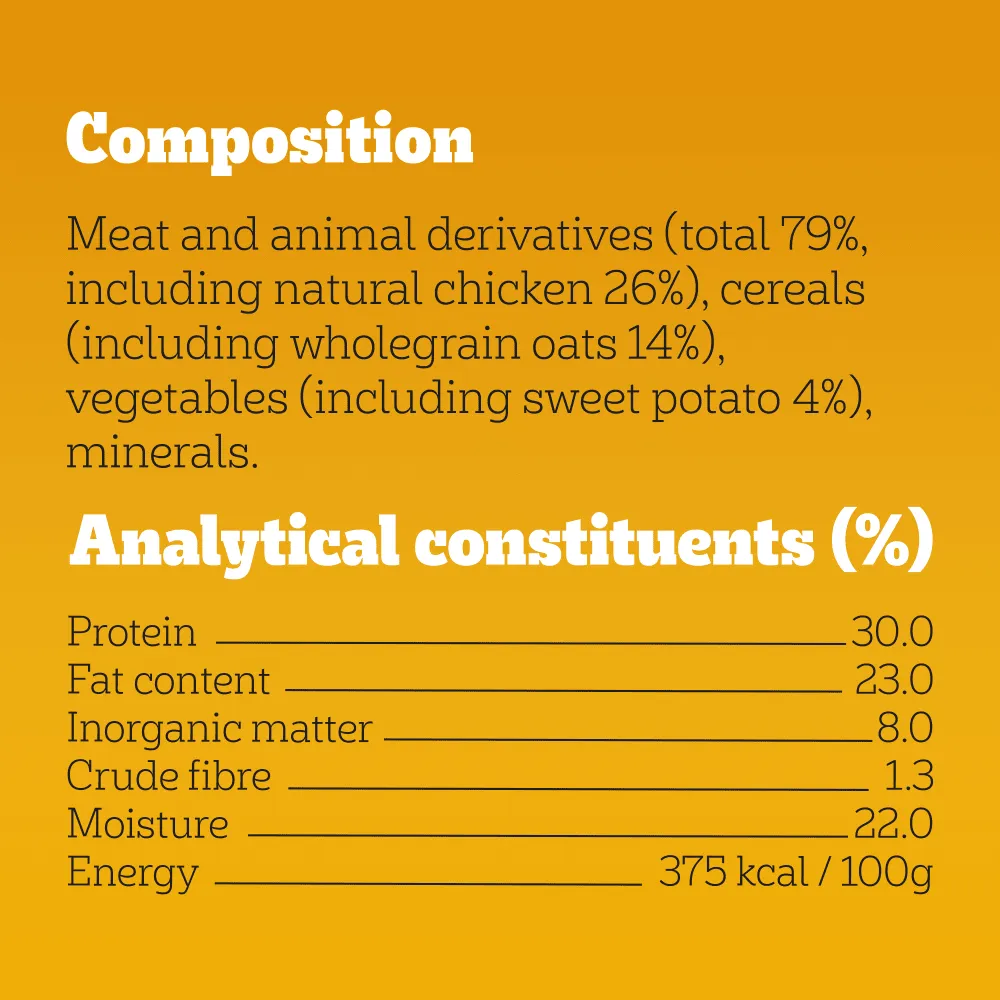 Pedigree | Dog Treat | Ranchos Superfoods Chicken with Sweet Potato & Wholegrains - 70g