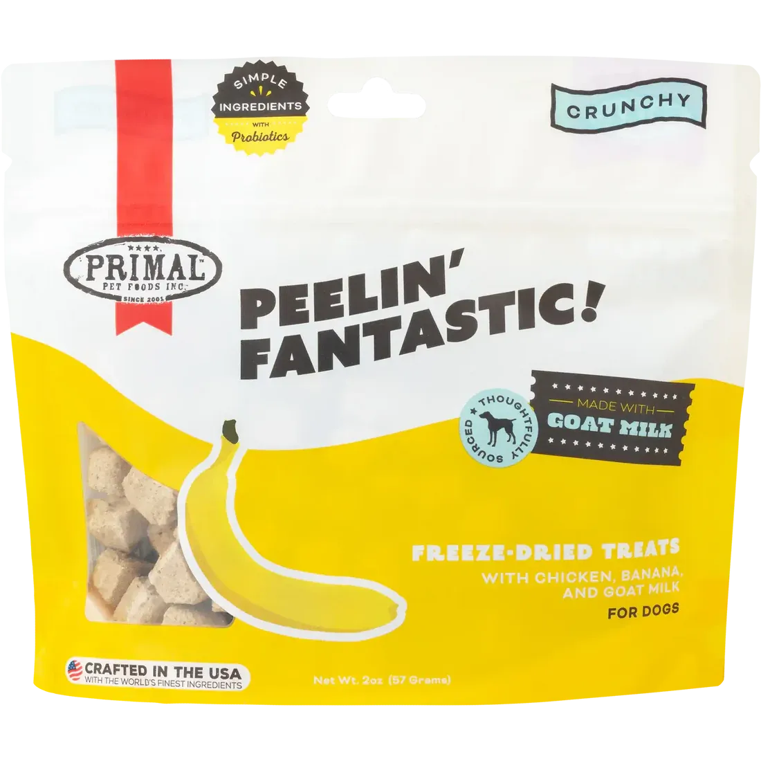 Primal Freeze-Dried Raw Dog Treats Peelin’ Fantastic