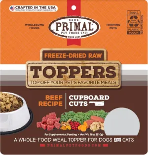 Primal - Freeze Dried Toppers - Cupboard Cuts - Beef