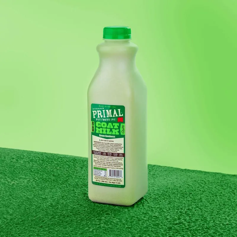 Primal Frozen Goat Milk Green Goodness