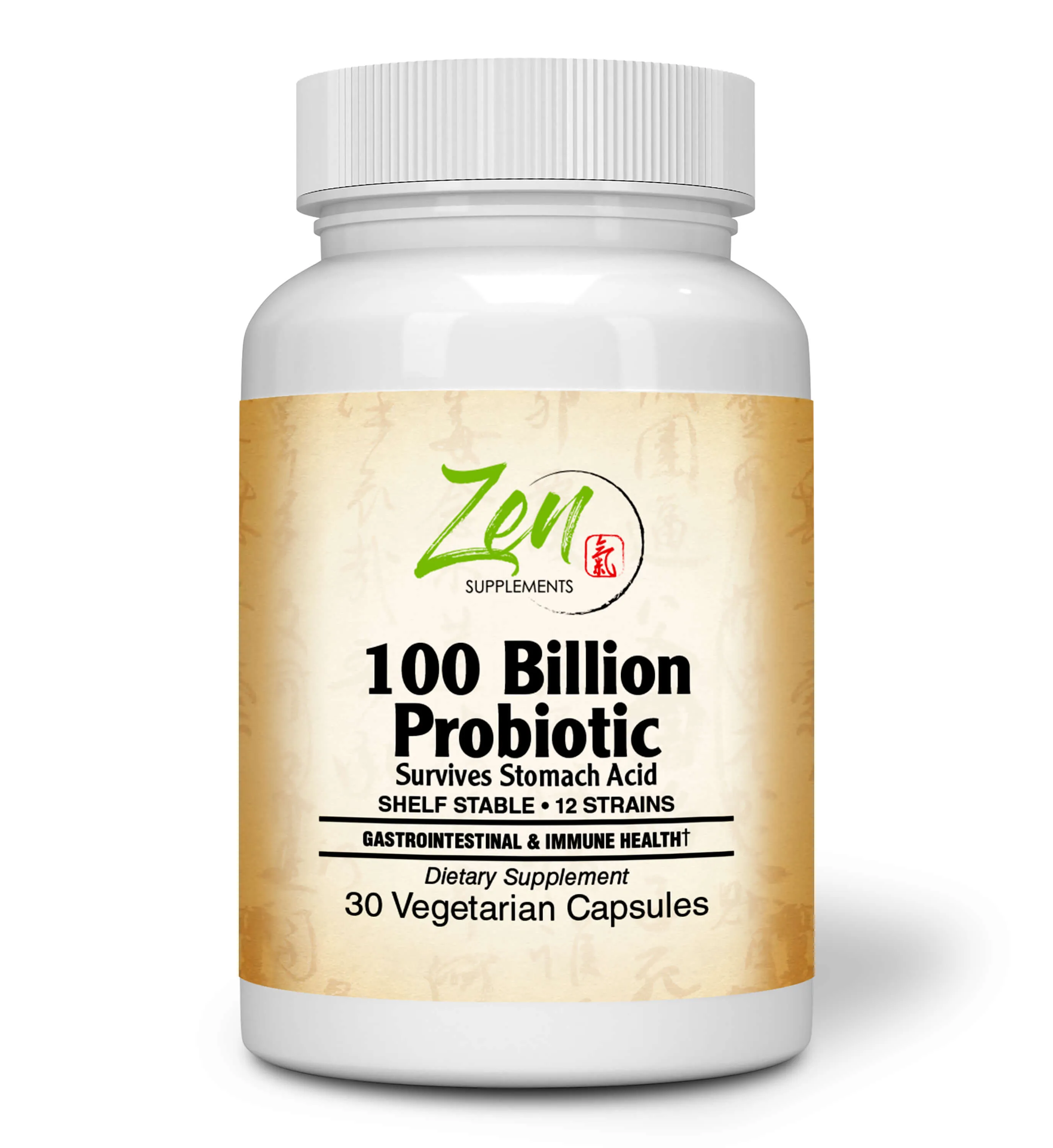 Probiotic with 100 Billion CFU and 12 Strains - 30 Vegcaps