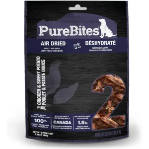 PureBites Air Dried Chicken & Sweet Potato Jerky Treats for Dogs (6.3 oz)