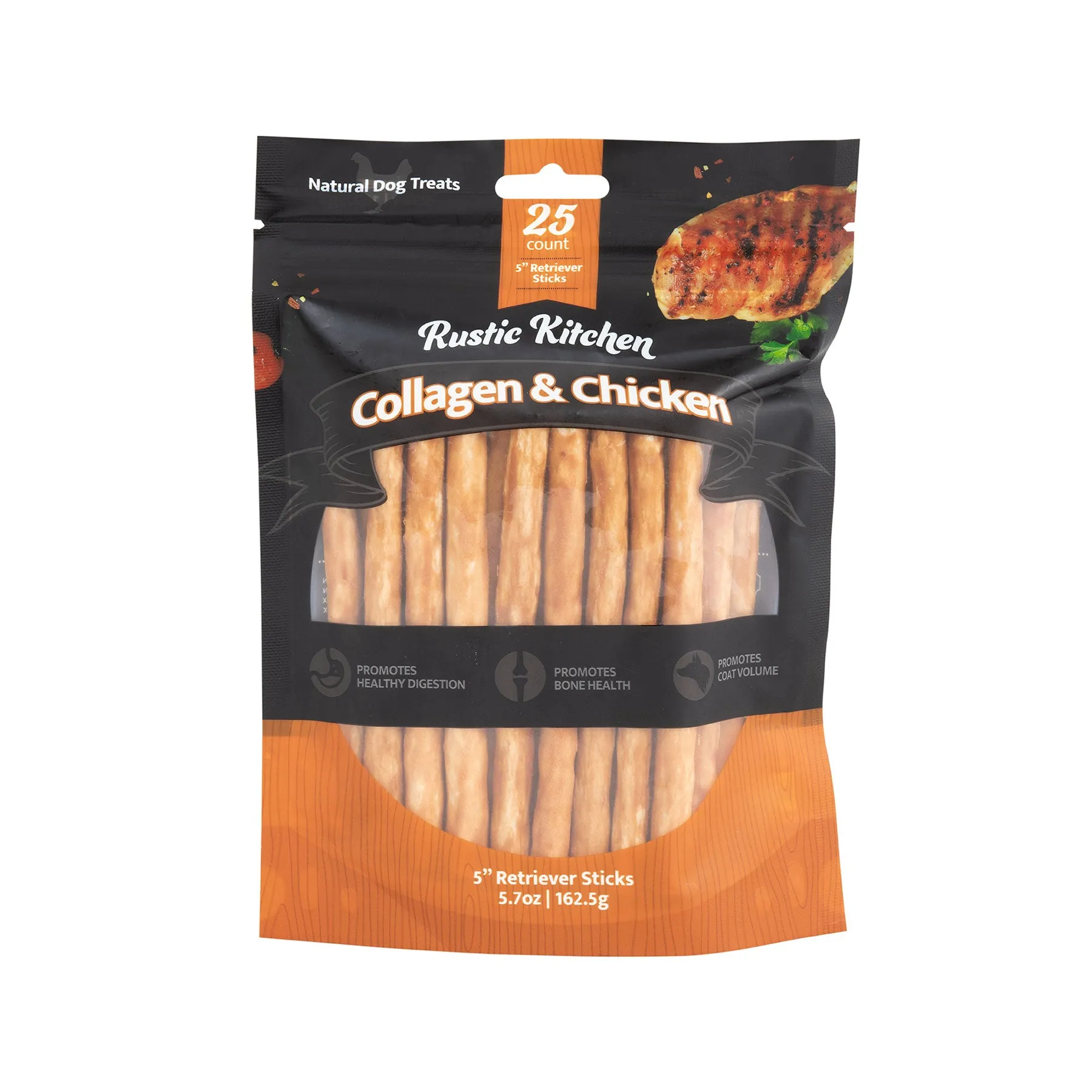 Rustic Kitchen Collagen Retriever Sticks Chicken Flavored Dog Treat